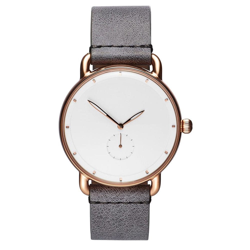 watches : Champion Horloge Roestvrij Staal Goud 41mm in Wit-Grijs van Pantino
