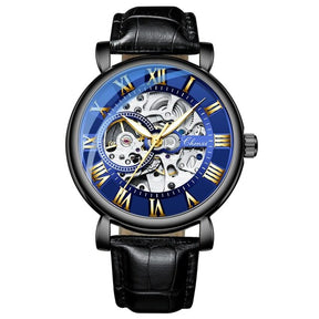 watches : Cheno Horloge Heren - Horloge - Gouden Zwart in Zwart Blauw van Pantino