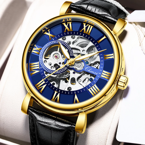 watches : Cheno Horloge Heren - Horloge - Gouden Zwart in van Pantino