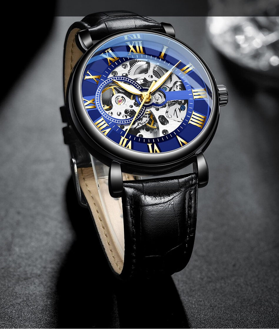 watches : Cheno Horloge Heren - Horloge - Gouden Zwart in van Pantino