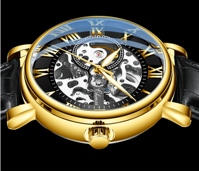 watches : Cheno Horloge Heren - Horloge - Gouden Zwart in van Pantino