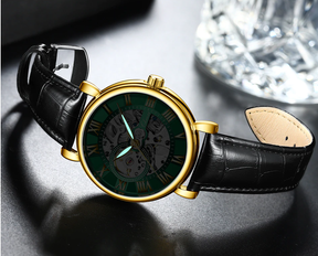 watches : Cheno Horloge Heren - Horloge - Gouden Zwart in van Pantino