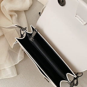 bags : Crossbody Tas Dames Crème - Stijlvol Design Leer - PU-Leer in van Pantino