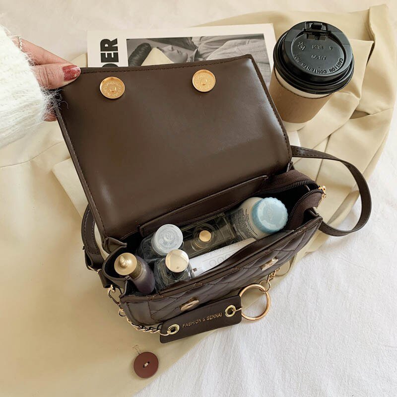 bags : Crossbody Tas Dames - Medium 19cm Kunstleer Veelzijdig - Kunstleer in van Pantino