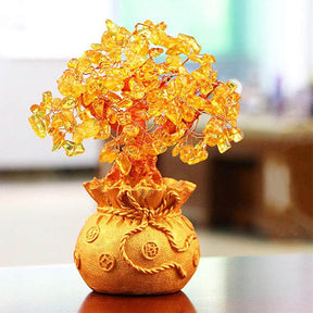home & garden : Citrien Geldboom Ornament - Edelsteen Feng Shui Decoratie - Edelsteen in van Pantino