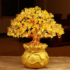 home & garden : Citrien Geldboom Ornament - Edelsteen Feng Shui Decoratie - Edelsteen in van Pantino