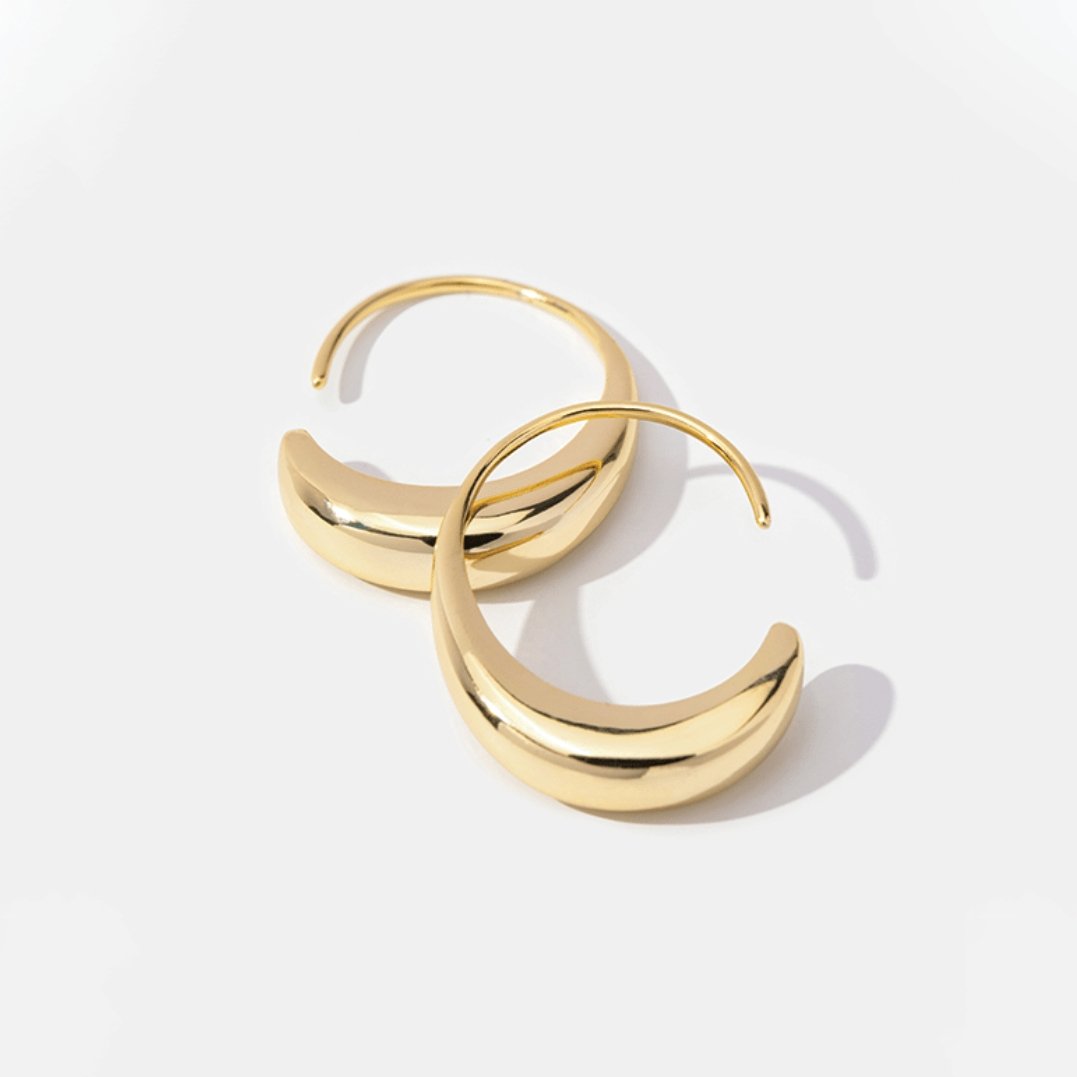 Earrings : Oorbellen Roze - Drop Hoop 2cm in van Pantino