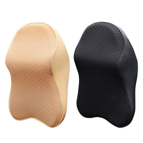home & garden : Auto Hoofdsteun Kussen Zwart - Comfort Nekondersteuning - Memory Foam in van Pantino