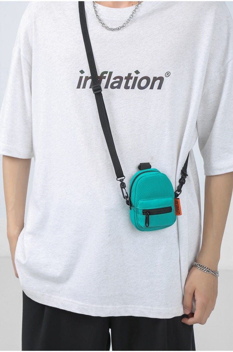 bags : Rugzak Licht Grijs - Cool Mini Backpack - Mini die Precies Draagt wat Jij Nodig Hebt in Groen van Pantino