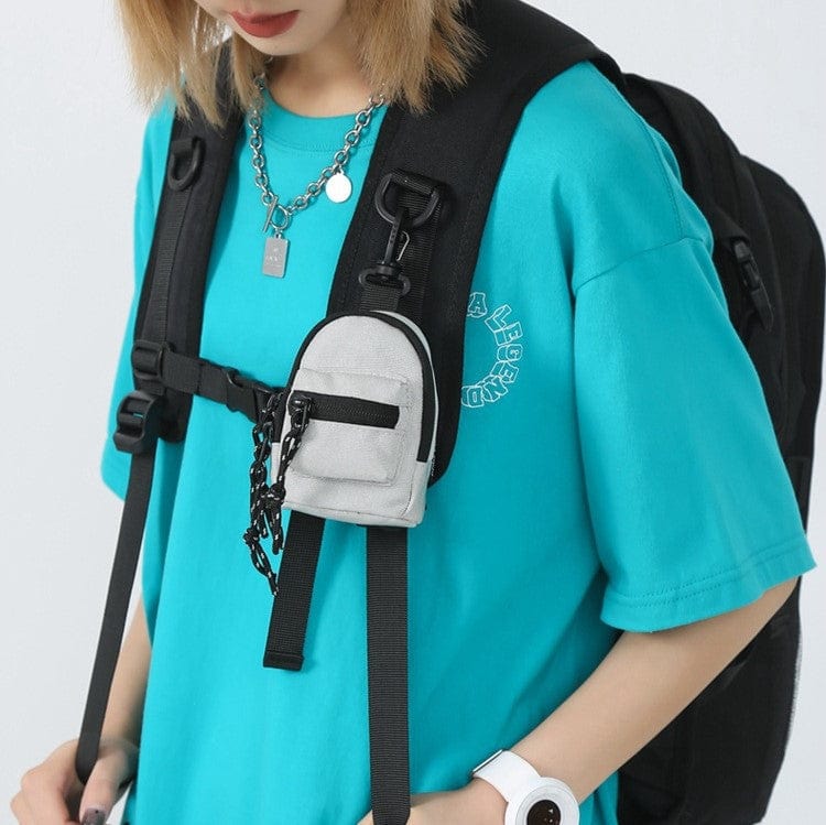 bags : Rugzak Licht Grijs - Cool Mini Backpack - Mini die Precies Draagt wat Jij Nodig Hebt in van Pantino
