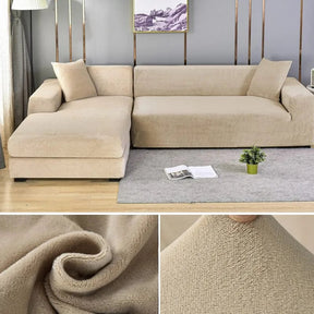 home & garden : CouchCover - Zachte Antislip Meubelbeschermer - Grijs in Beige van Pantino