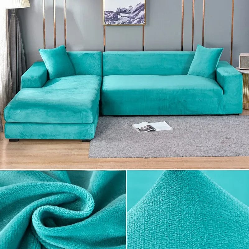 home & garden : CouchCover - Zachte Antislip Meubelbeschermer - Grijs in van Pantino