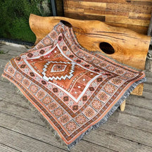 home & garden : Cozy Tahlia - Boheems Stijlvol Tapijt - Roze Blauw in Beige 130X160CM van Pantino