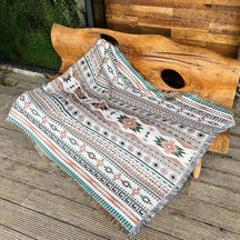 home & garden : Cozy Tahlia - Boheems Stijlvol Tapijt - Roze Blauw in Wit 130X160CM van Pantino