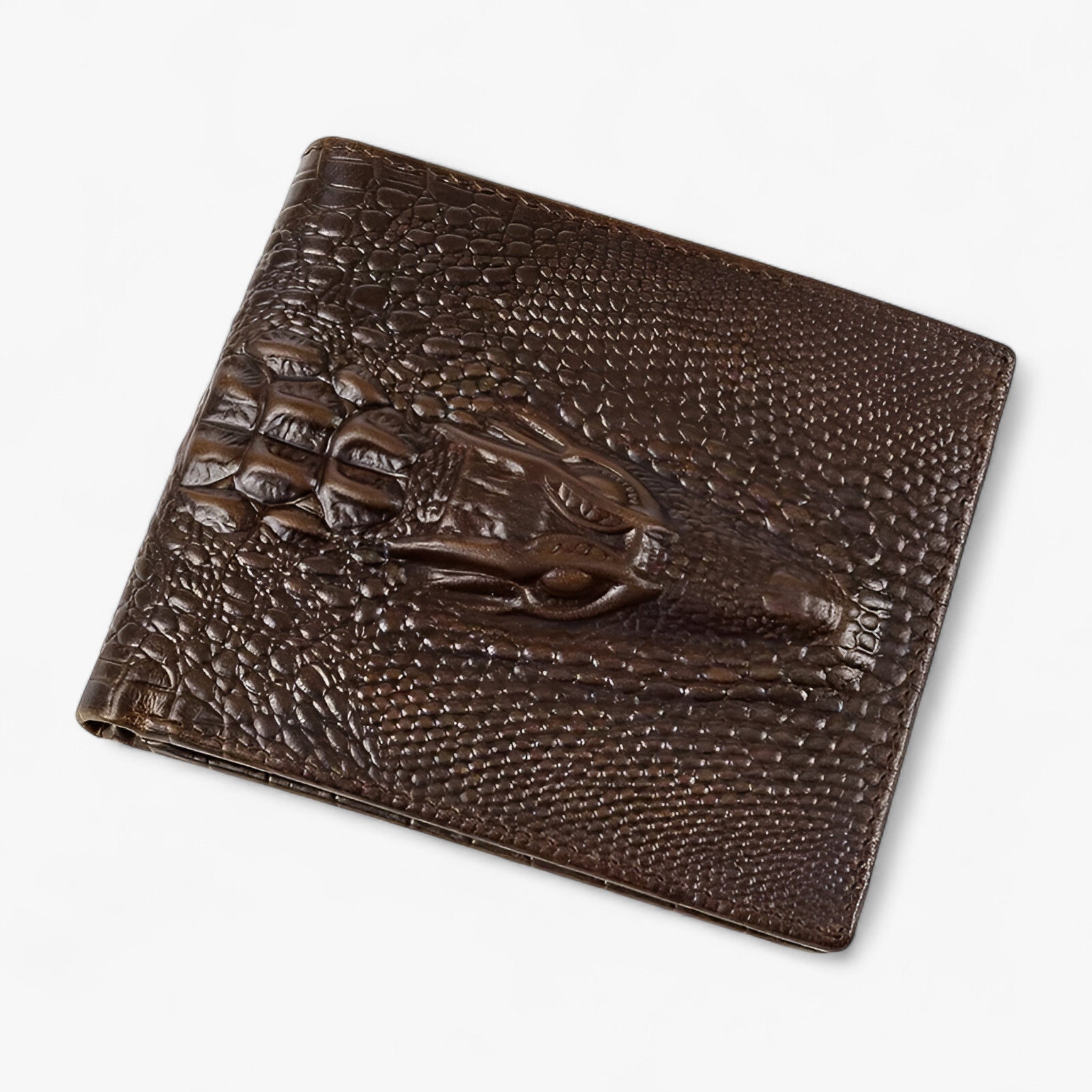 bags : Portemonnee Heren - Krokodillen Leren voor - Stijlvol en Compact in crocodile-01-heng van Pantino