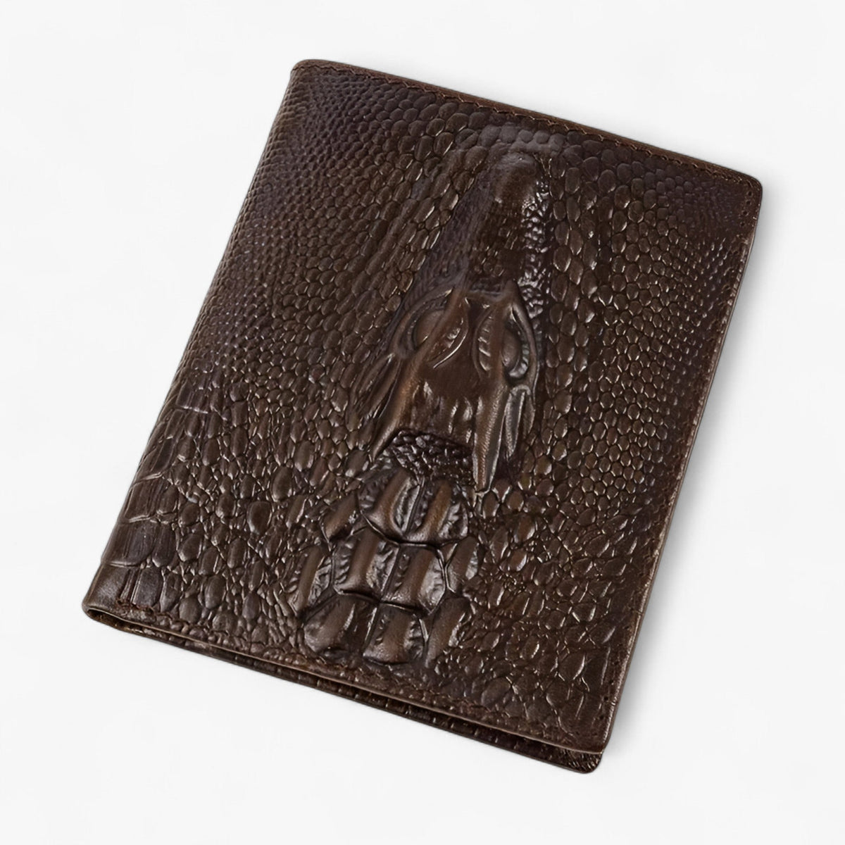 bags : Portemonnee Heren - Krokodillen Leren voor - Stijlvol en Compact in crocodile-01-shu van Pantino
