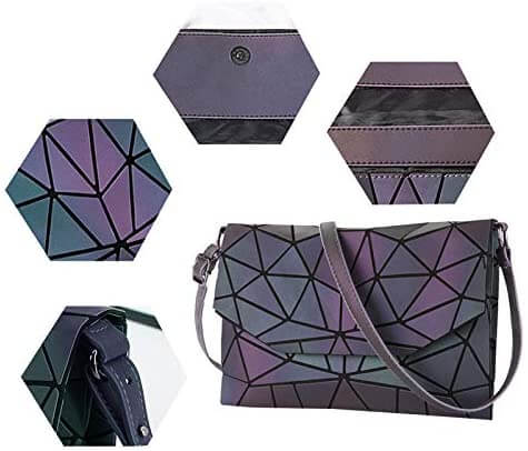 bags : Crossbody Tas - Geometrische Lichtgevende in van Pantino