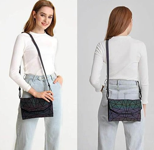 bags : Crossbody Tas - Geometrische Lichtgevende in van Pantino