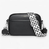 Sac Bandoulière Femme - Sac à Main en Cuir Noir (Plus que 2 en Stock)