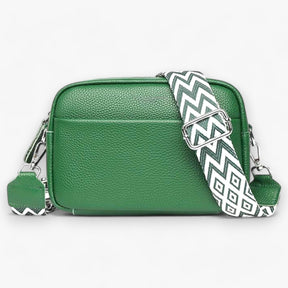 bags : CrossbodyBag Dames - Leren Damestas Zwart (Nog 2 op Voorraad) in Groen van Pantino