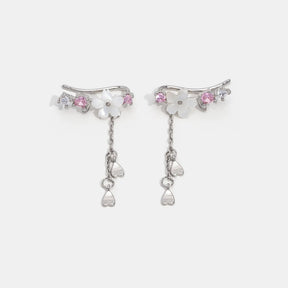 Earrings : Oorbellen Roze - Cherry Crystal in van Pantino