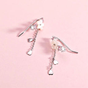 Earrings : Oorbellen Roze - Cherry Crystal in van Pantino