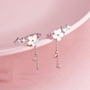 Earrings : Oorbellen Roze - Cherry Crystal in van Pantino