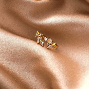 Ring : Ring Roze - 18K Kristallen Elegant in van Pantino