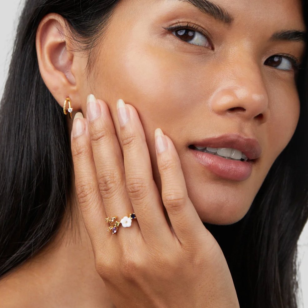 Ring : Ring Roze - Antira Blossom in van Pantino