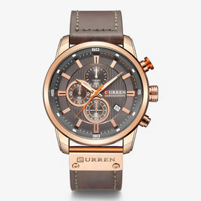 watches : Horloge Roségoud Zwart - Sport Polshorloge in Rosegoud grijs van Pantino