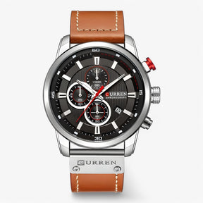watches : Horloge Roségoud Zwart - Sport Polshorloge in Zilver zwart van Pantino