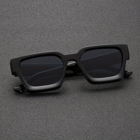 Sunglasses : Zonnebril Dames Wit en Grijs - Veelzijdige Y2K Dikke Vierkante Montuur voor Mannen in van Pantino
