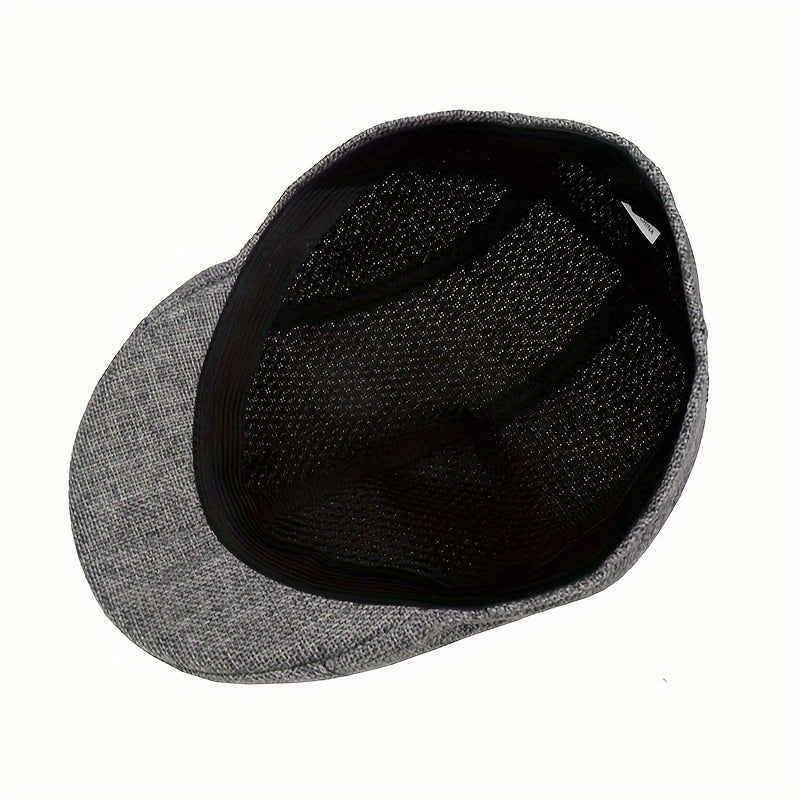 Beret : Baret Zwart - Polyester 1 St Modieuze Dunne Katoenen en Linnen Baretpet voor Middelbare Leeftijd en Ouderen Elegant in van Pantino