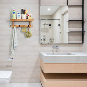 home & garden : Wandrek met Kapstok Fluweel - Vintage Wit in van Pantino