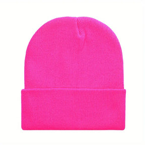 Beanie : Thermische Muts Wol - Extra Warme Winter Isolatie - Wol in Roze van Pantino