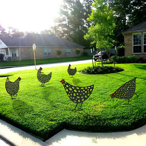 home & garden : The Chicken Family - De Leukste Tuin van de Straat in van Pantino