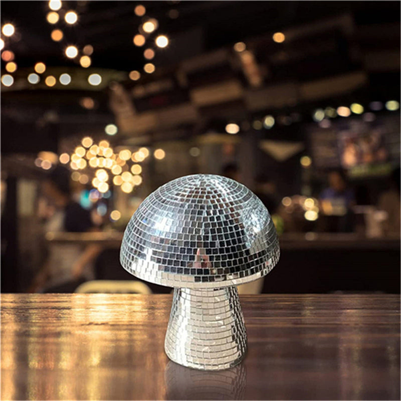 Disco Bal Paddenstoel Lamp – Spiegelmozaïek Sfeerlicht