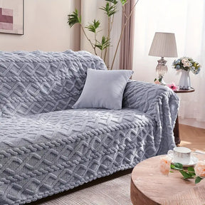 home & garden : FleeceBlanket - Warme Deken van Reistextiel Fleece - Grijs in van Pantino