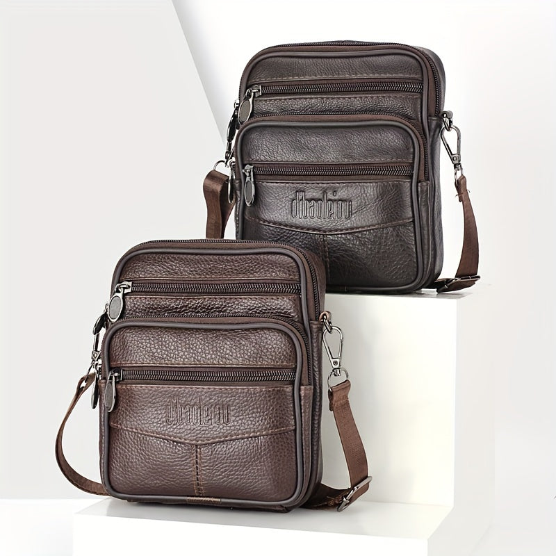bags : Crossbody Tas Heren Zwart Leer - Compacte Schoudertas voor Dagelijks Gebruik in van Pantino