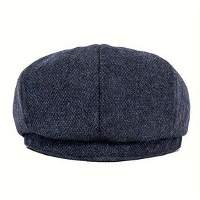 Beret : Baret Zwart - Een Lichte Uniseks Schildershoed, Vintage Britse Stijl in van Pantino