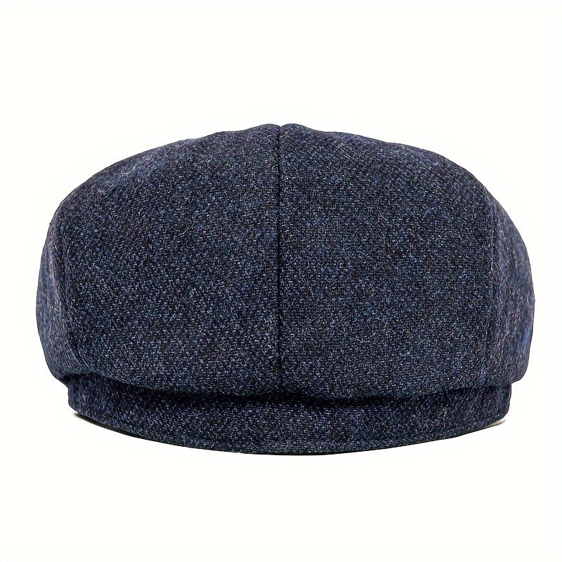 Beret : Baret Zwart - Een Lichte Uniseks Schildershoed, Vintage Britse Stijl in van Pantino