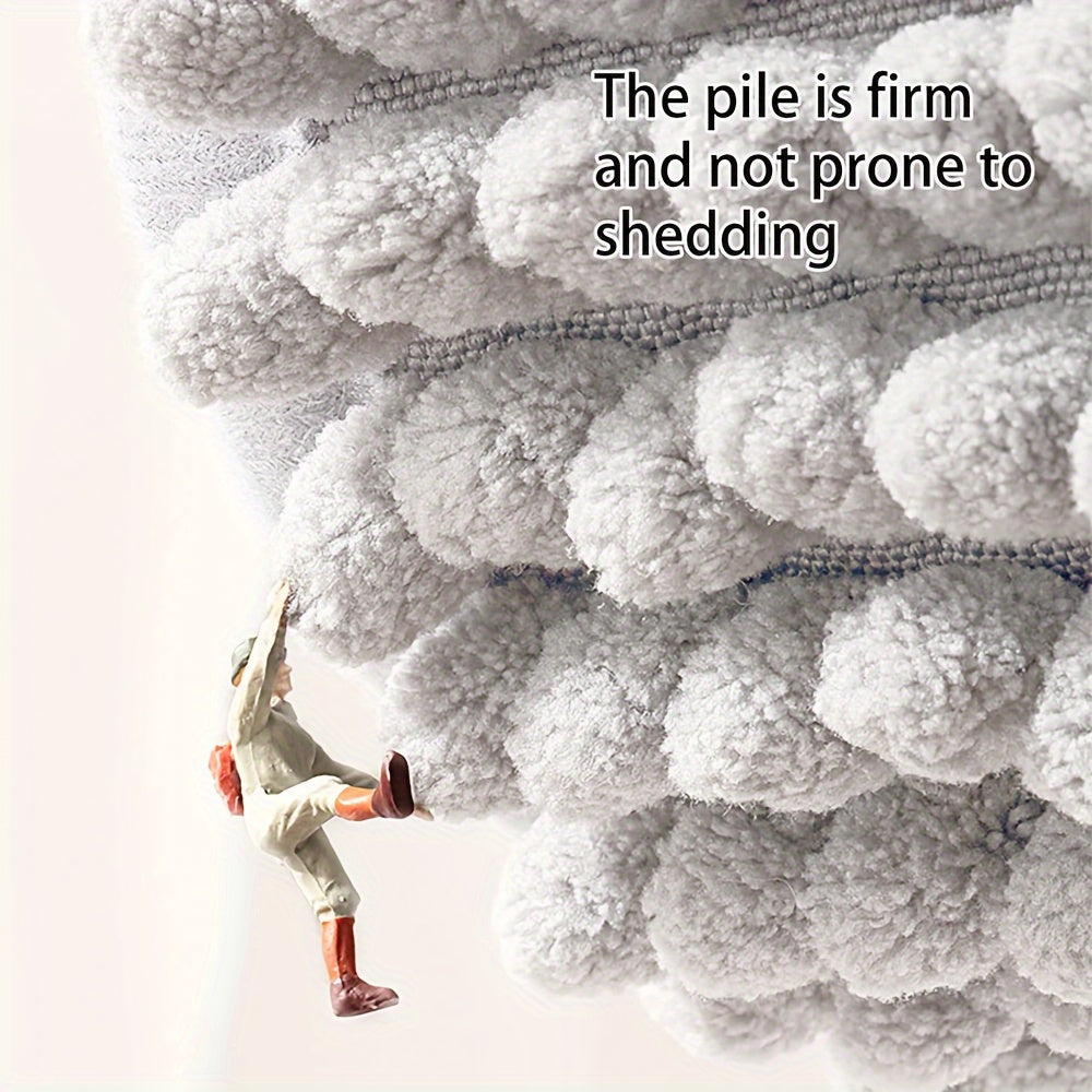 home & garden : Luxe L-Vormige Hoekdouchemat met Pluche Design - Absorberend, Antislip en Wasbaar - Grijs in van Pantino