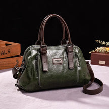 bags : Handtas Rood - Elegante Vintage in Groen van Pantino