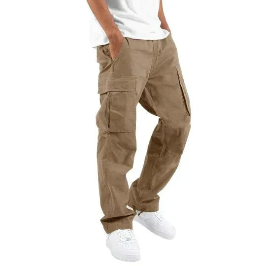 Cargo Pants : Cargobroek Heren Zwart - Cargo Broeken in Khaki van Pantino