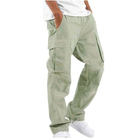 Cargo Pants : Cargobroek Heren Zwart - Comfortabele & Stijlvolle Cargo Broek voor Mannen in Lichtgroen van Pantinoshop