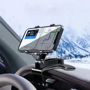 Dashboard Phone Holder : Dashboard Telefoonhouder - Steenvast Draaibaar 360° - Siliconen in van Pantino