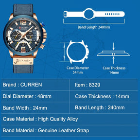 watches : Horloge Heren Zwart - Curren Polshorloge voor Rose + in van Pantino