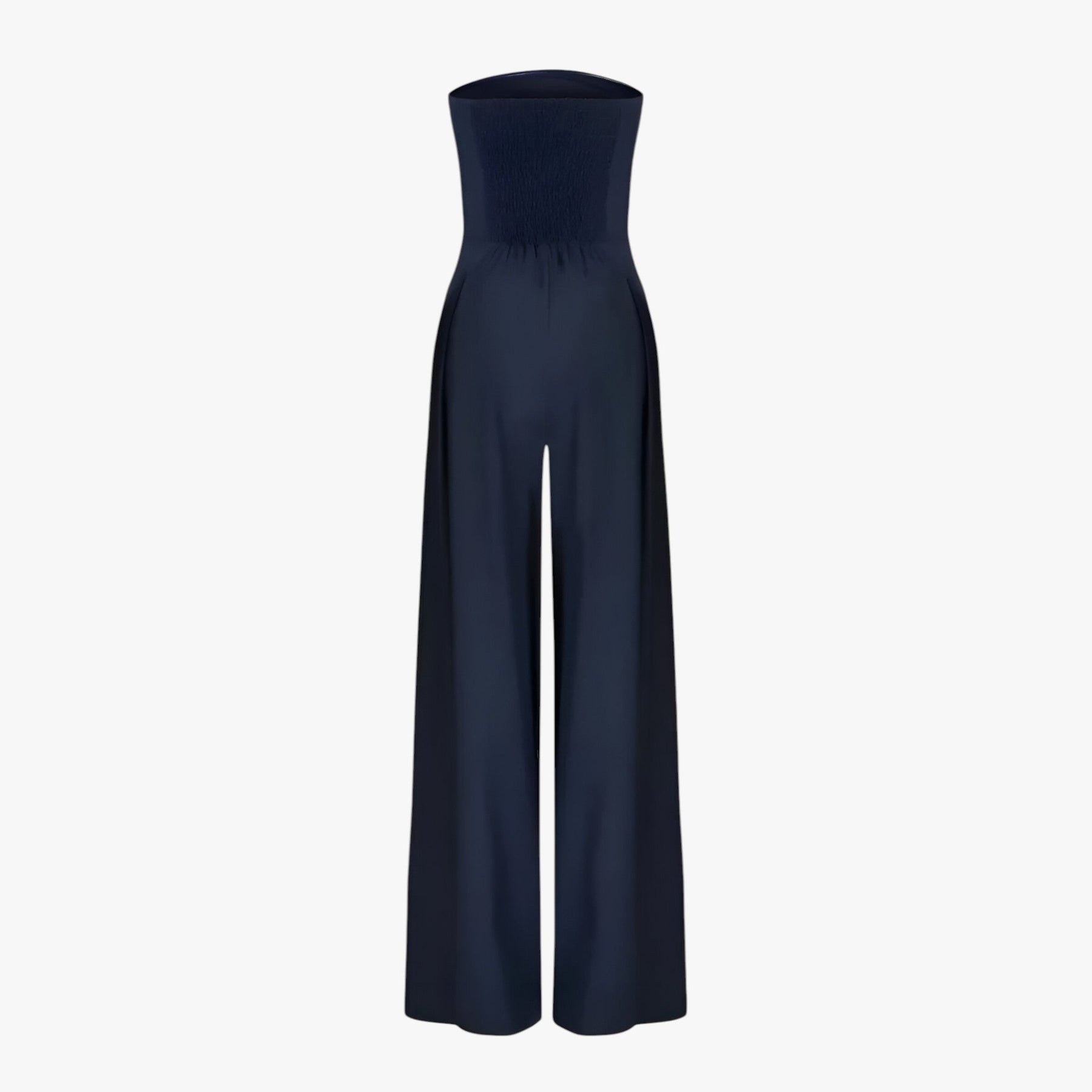 One-Pieces : Elegante Zwarte Strapless Dames Jumpsuit - Chic en Comfortabel voor Zomerse Ceremonie in van Pantinoshop