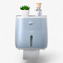 home & garden : Waterdichte Dispenser - Opbergoplossing voor de Badkamer - Wit in D-Blauw van Pantino