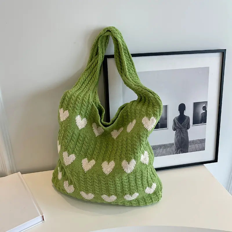bags : Strandtas Beige - Duurzame Bohemian Tas in Groen van Pantino